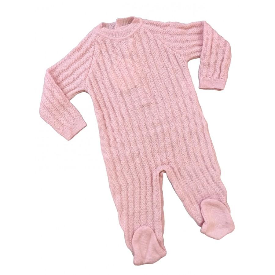Knitware - Wedoble Pink Baby Grow